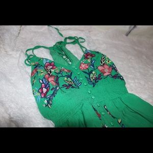 Beautiful green maxi dress